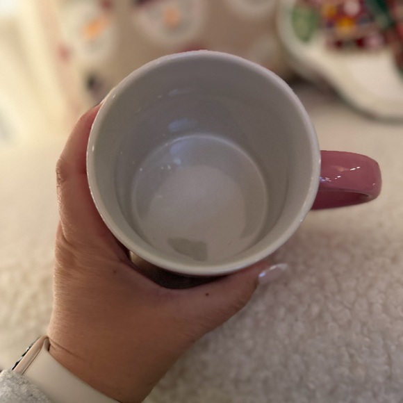 Threshold French Bulldog Love Ceramic Pink Coffee Mug W/ Dog & Red Heart - Picture 4 of 5